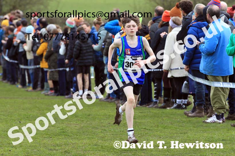 Boys Under-13s 2023 UK CAU Inter Counties Cross Country Champs, Prestwold Hall, Loughborough. Photo: David T. Hewitson/Sports for All Pics